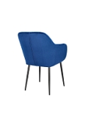 Krzesło Emilia Velvet deep blue/black - ACTONA
