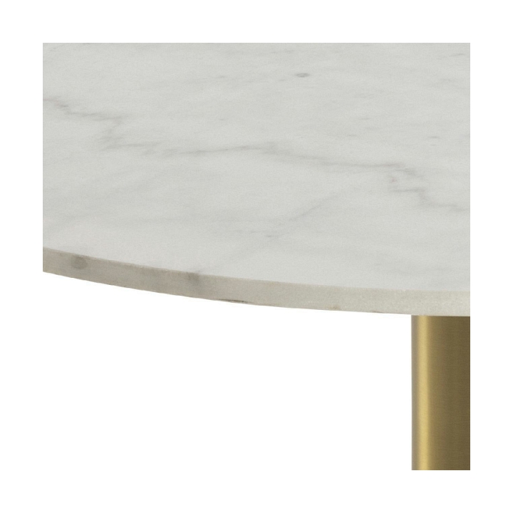 Stolik kawowy Corby 80cm marmur/ złoty - ACTONA