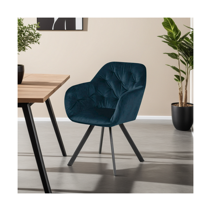 Krzesło Lola VIC Navy Blue auto return - ACTONA