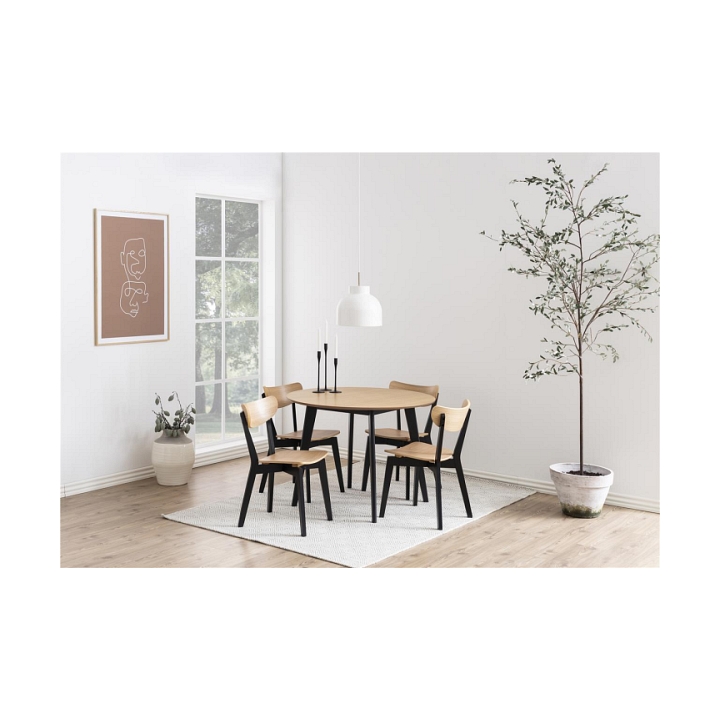 Stół Roxby 140cm czarny - ACTONA