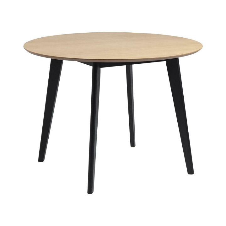 Stół Roxby 105cm naturalny /czarny - ACTONA