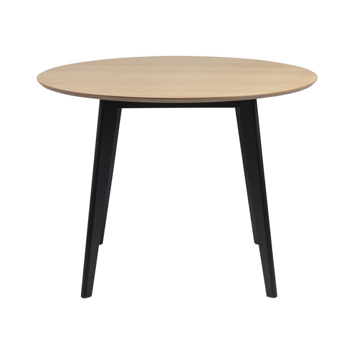 Stół Roxby 105cm naturalny /czarny - ACTONA