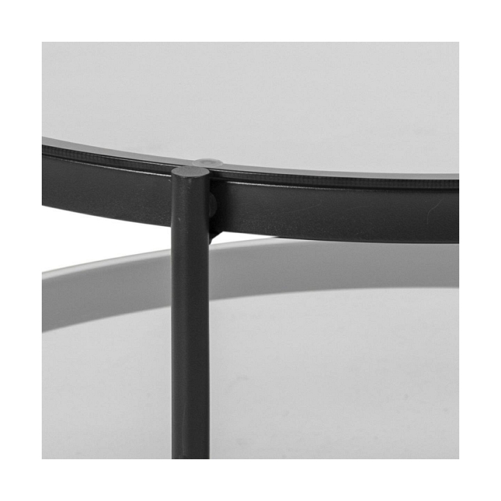 Stolik Bayonne Glass/black - ACTONA