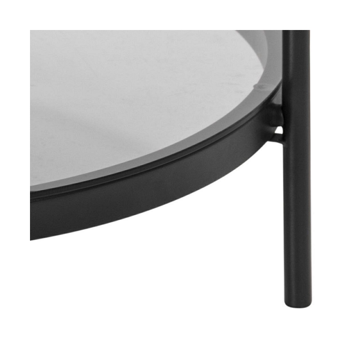 Stolik Bayonne Glass/black - ACTONA