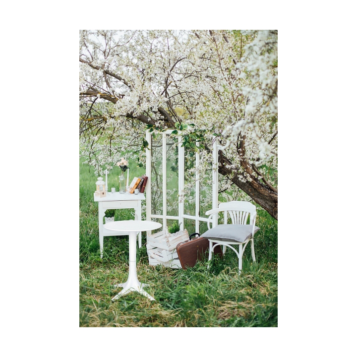 Stół Bloom biały 60cm - Intesi