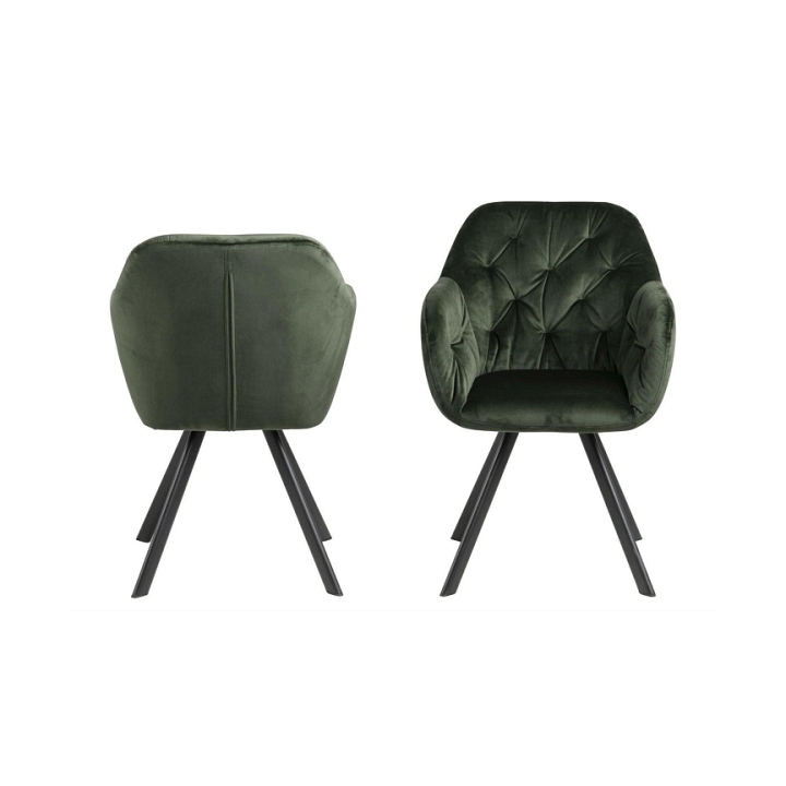 Krzesło Lola VIC Forest green auto retur n - ACTONA
