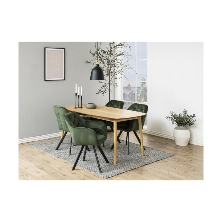 Krzesło Lola VIC Forest green auto retur n - ACTONA