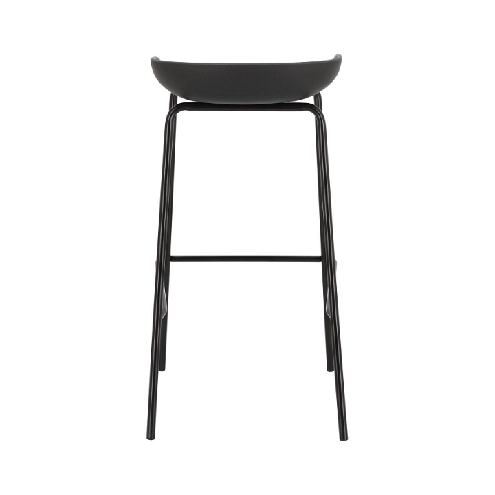 Stołek barowy Grego czarny 75 cm - Intesi