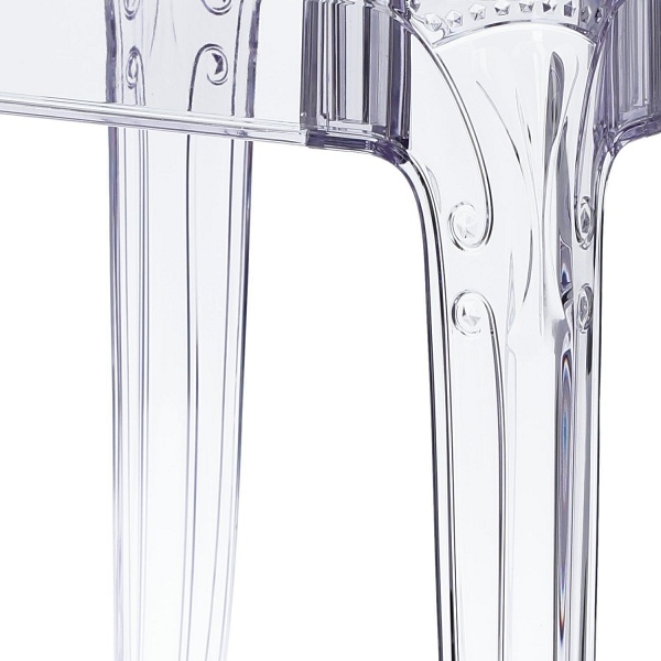 Stół Ghost 80x120cm transparentny ( Rozmiar: uniwersalny )