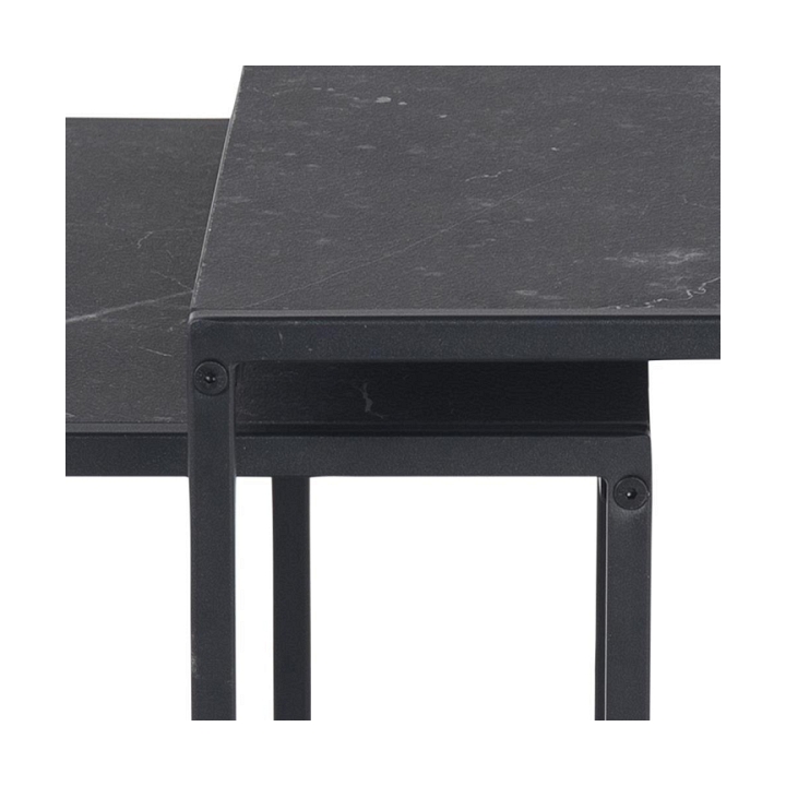 Zestaw stolików Infinity black 50x50 - Intesi