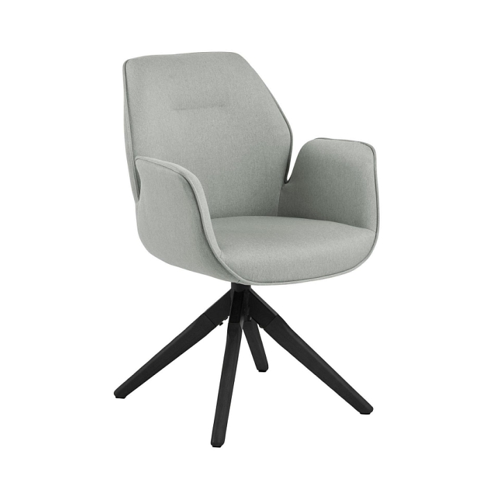 Krzesło obrotowe Aura light grey /blackauto return - ACTONA