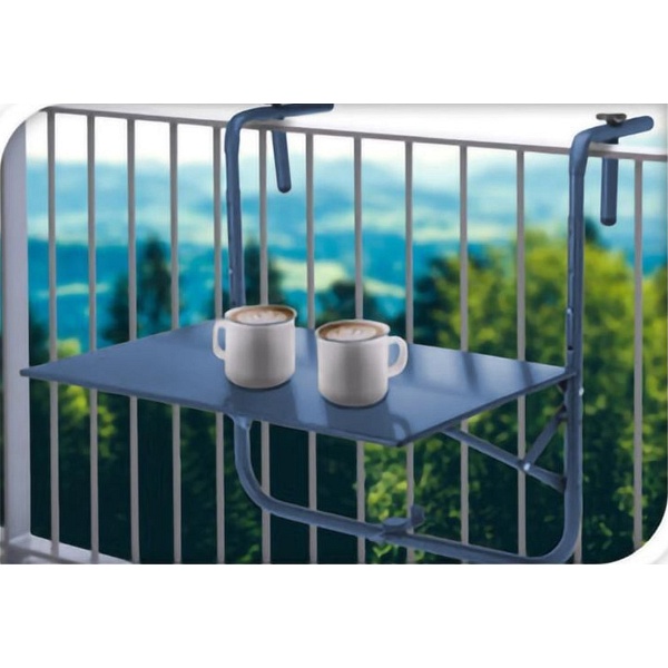 Stolik balkonowy Zola niebieski ( Rozmiar: uniwersalny )