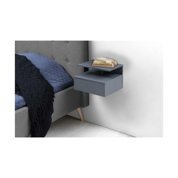 Szafka nocna Ashlan Light grey - ACTONA