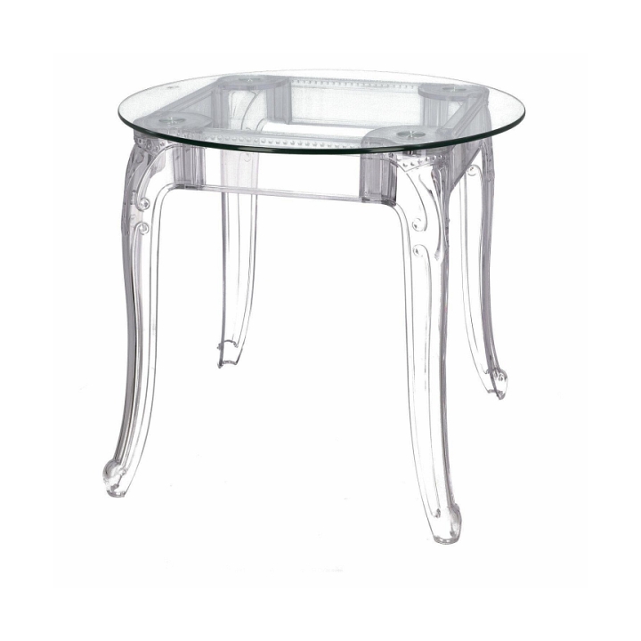 Stół Ghost 80cm transparentny - Intesi