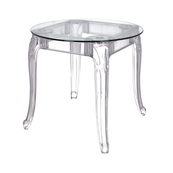 Stół Ghost 80cm transparentny - Intesi