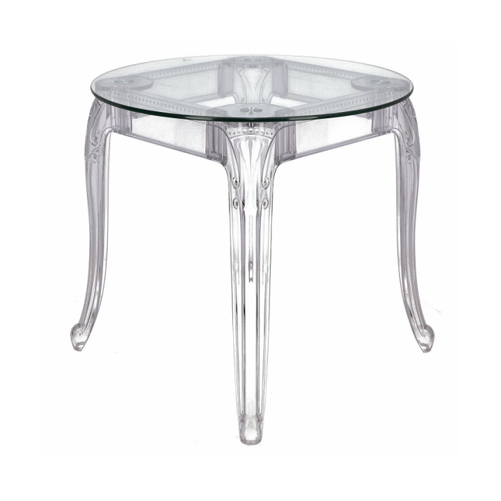 Stół Ghost 80cm transparentny - Intesi