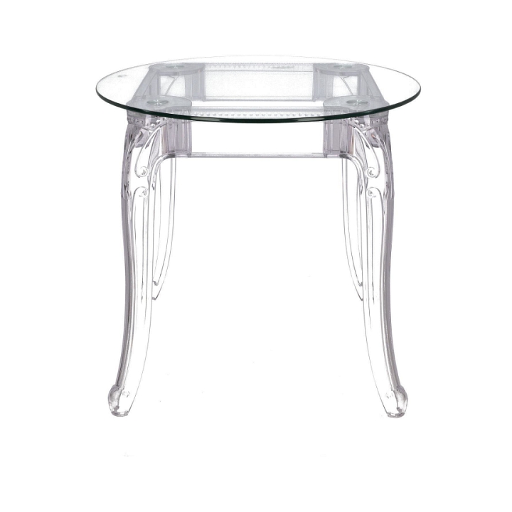 Stół Ghost 80cm transparentny - Intesi