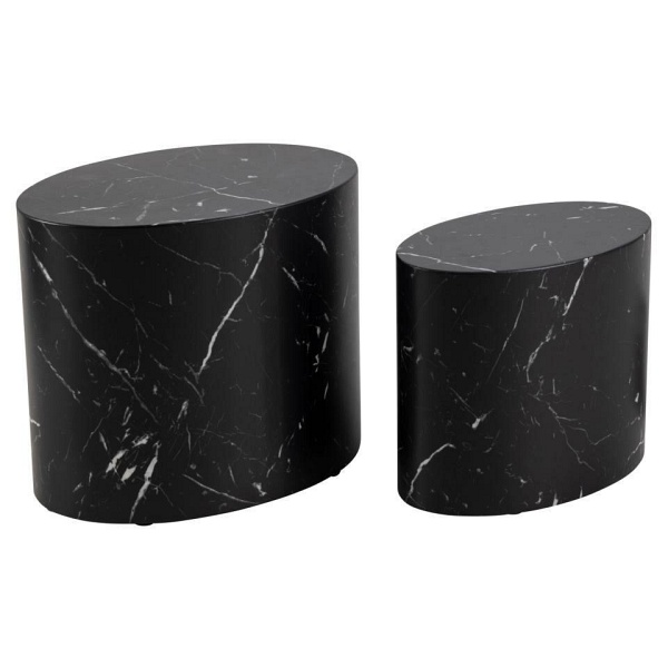 Zestaw stolików Mice black marble ( Rozmiar: uniwersalny )