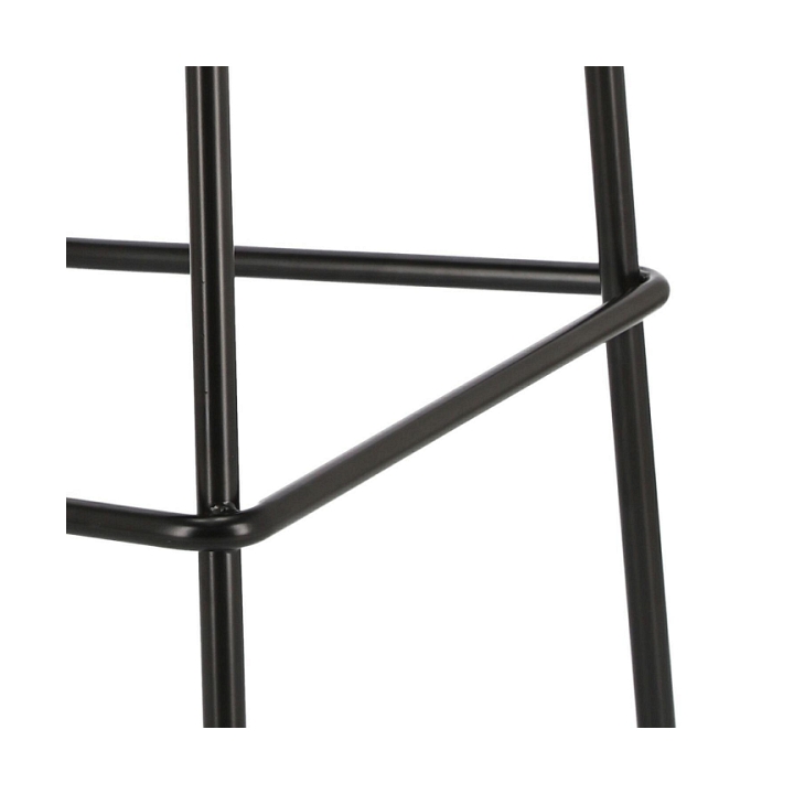 Stołek barowy Grego czarny 65 cm - Intesi