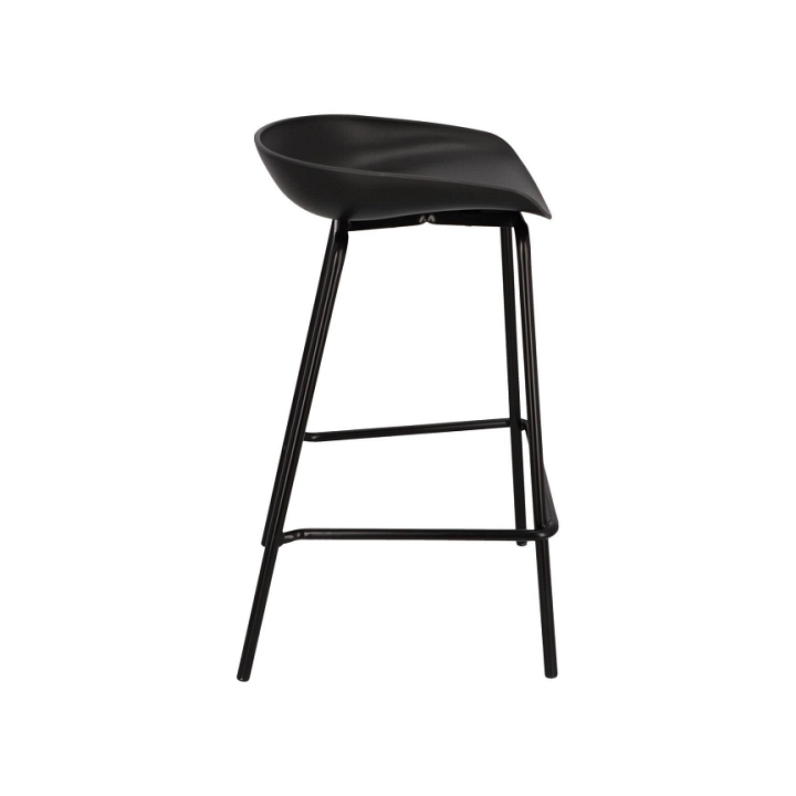 Stołek barowy Grego czarny 65 cm - Intesi