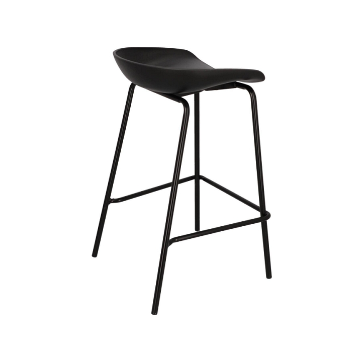 Stołek barowy Grego czarny 65 cm - Intesi