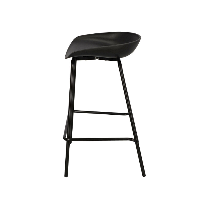 Stołek barowy Grego czarny 65 cm - Intesi
