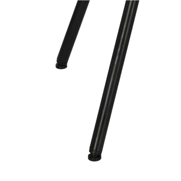 Hoker Nagzari czarny loftowy z ekoskóry i metalu do kuchni i wyspy kuchennej Intesi ( Rozmiar: uniwersalny )