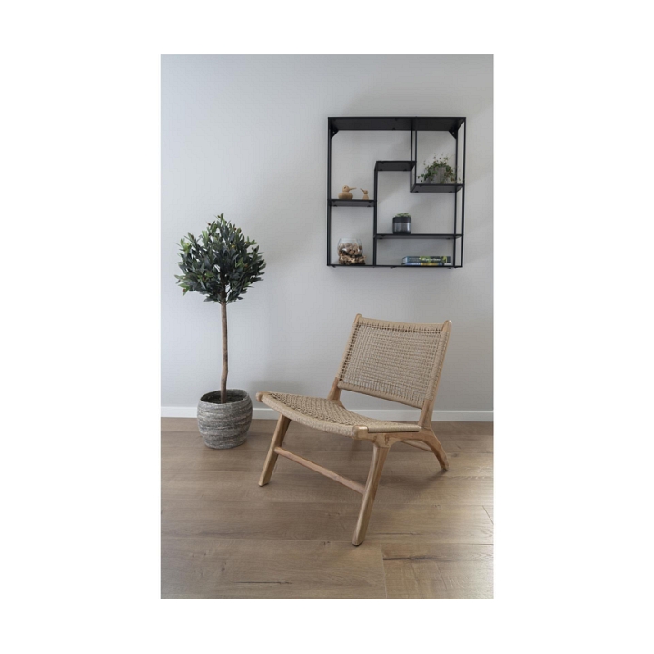 Fotel Derby teakowy technorattan - House Nordic