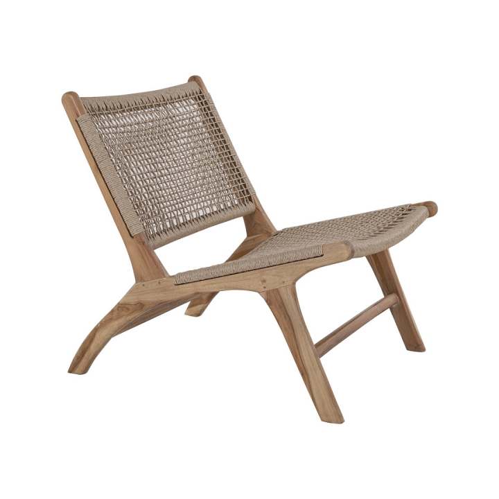 Fotel Derby teakowy technorattan - House Nordic