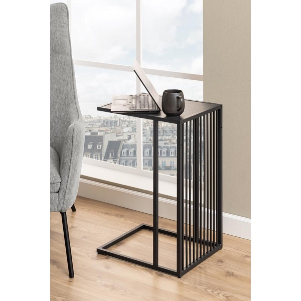 Stolik pomocniczy Strington czarny ( Rozmiar: uniwersalny )