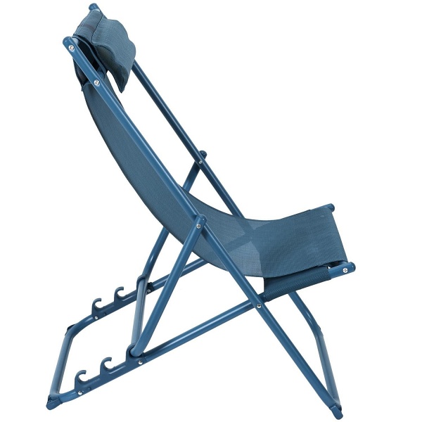 Leżak Canard składany niebieski ( Rozmiar: uniwersalny )