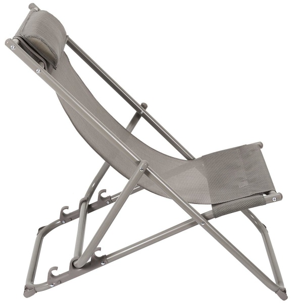 Leżak Canard składany beżowy ciemny ( Rozmiar: uniwersalny )