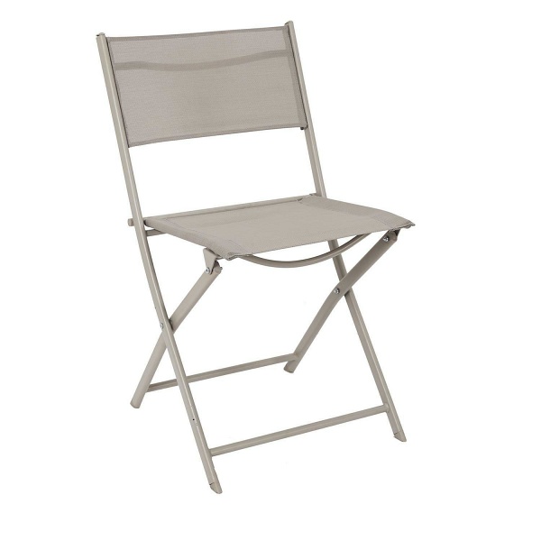 Krzesło Elba składane outdoor beżowe ( Rozmiar: uniwersalny )