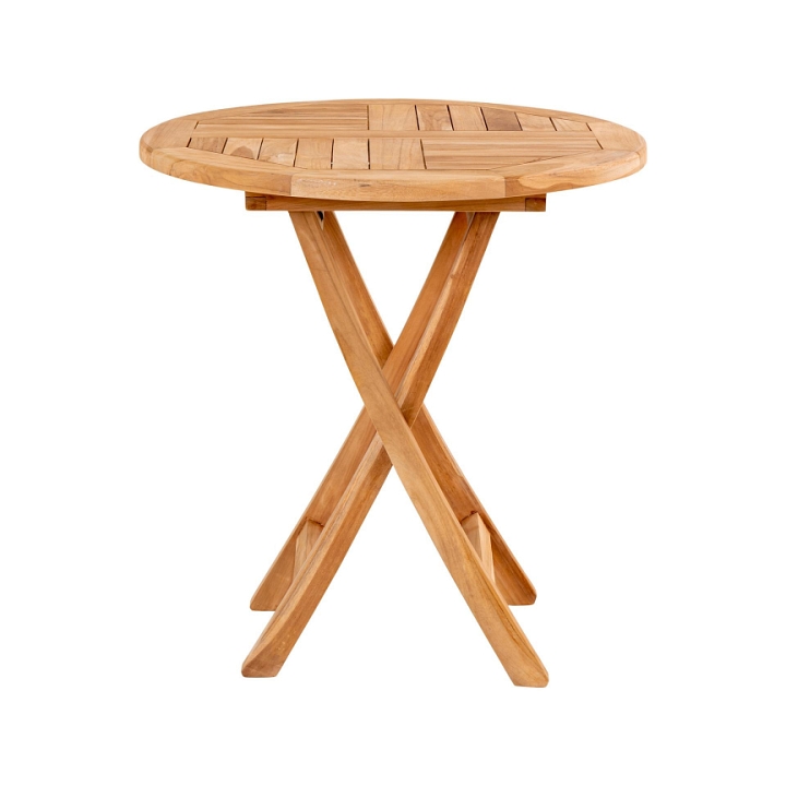Stół składany Toledo 70 cm drewno tekowe - House Nordic