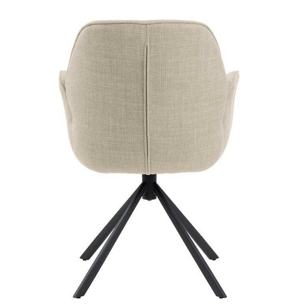 Krzesło obrotowe z podłokietnikami Aura beżowe ( Rozmiar: uniwersalny )