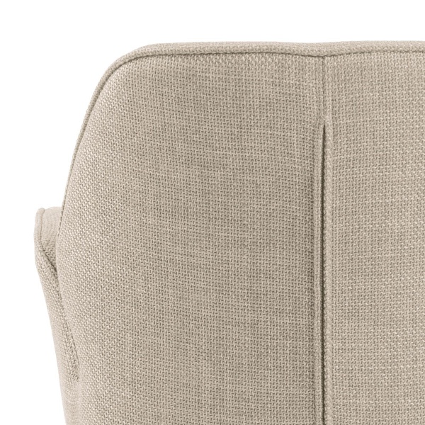 Krzesło obrotowe z podłokietnikami Aura beżowe ( Rozmiar: uniwersalny )