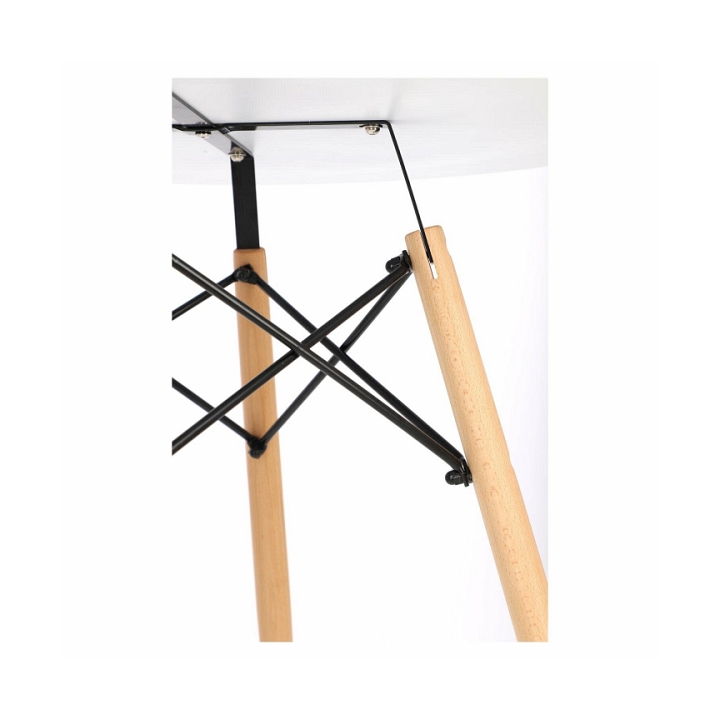 Stół DTW 100 cm, blat biały - Intesi