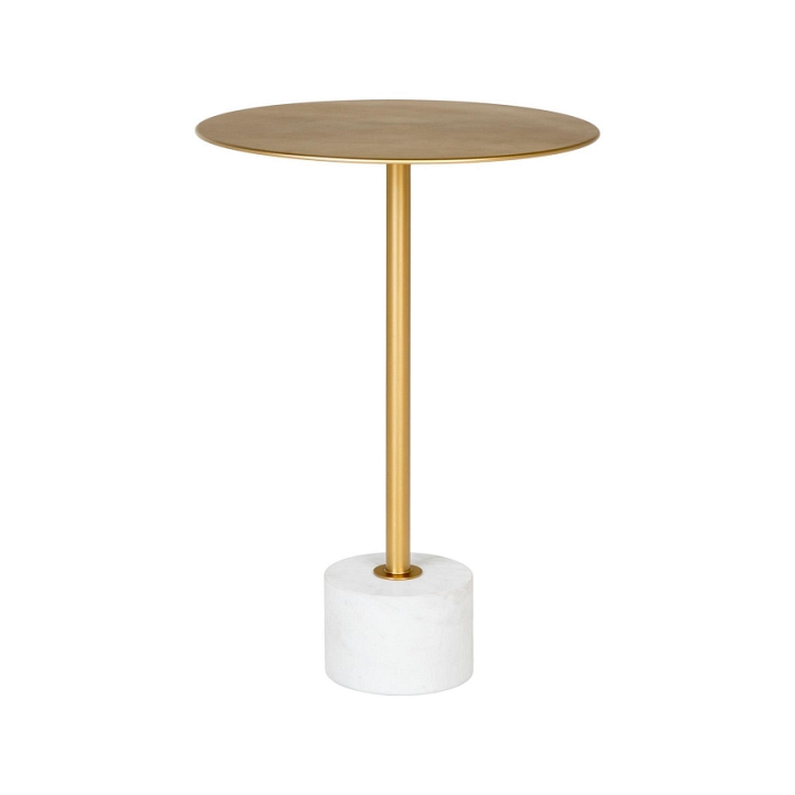Stolik kawowy Lecco 41cm złoty - House Nordic