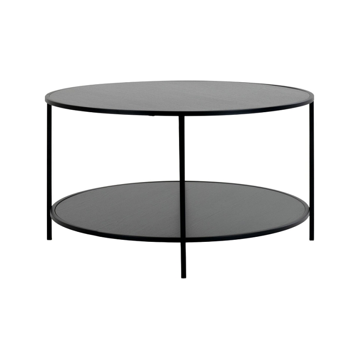 Stolik kawowy Vita czarny 80cm - House Nordic