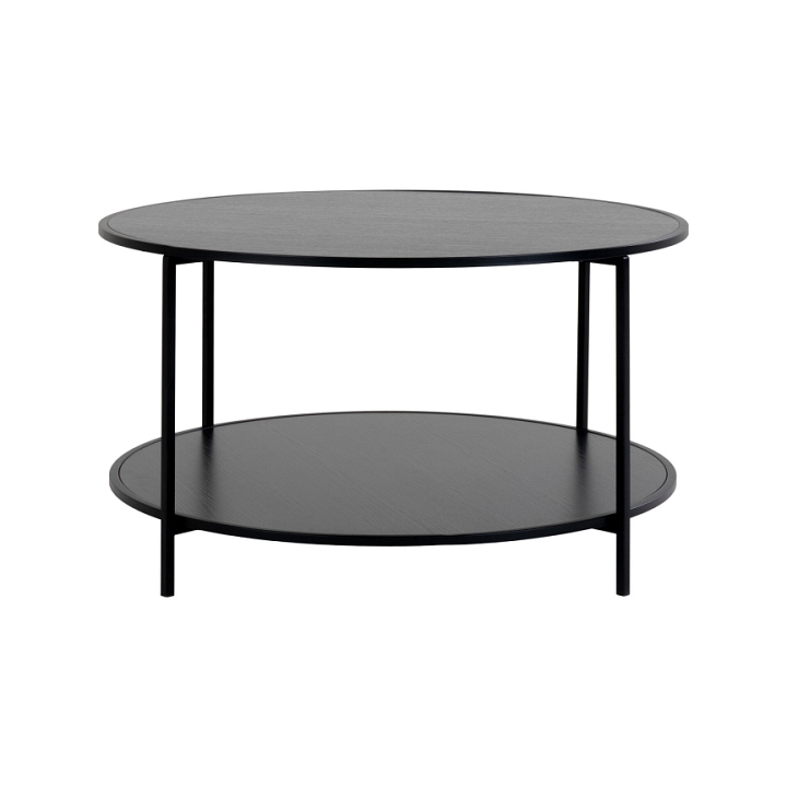 Stolik kawowy Vita czarny 80cm - House Nordic