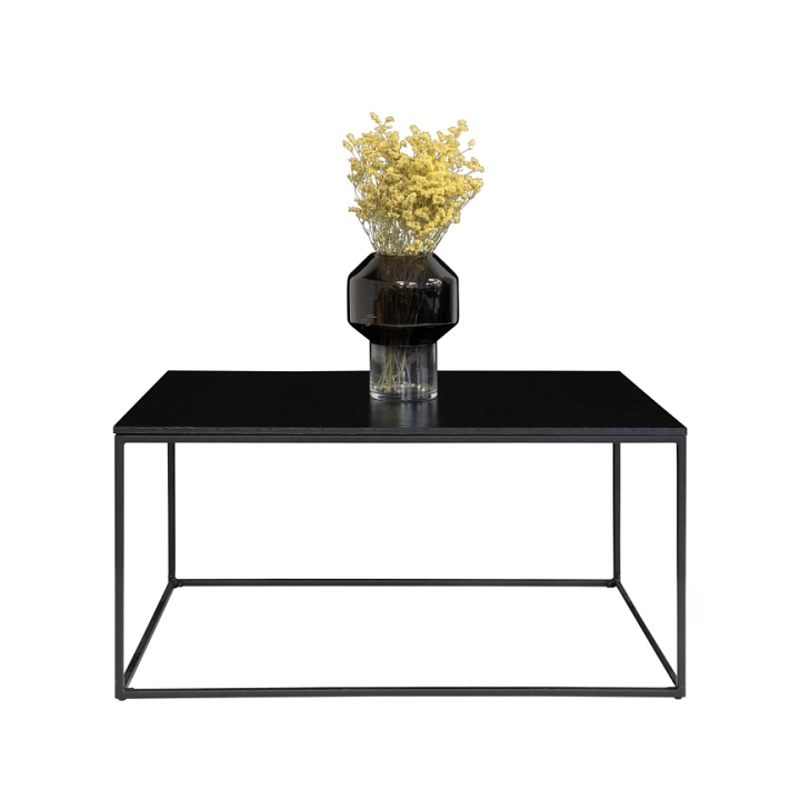 Stolik kawowy Vita czarny 60x90cm - House Nordic