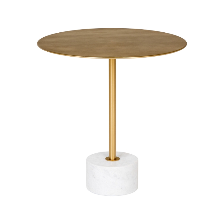 Stolik kawowy Lecco 51cm złoty - House Nordic