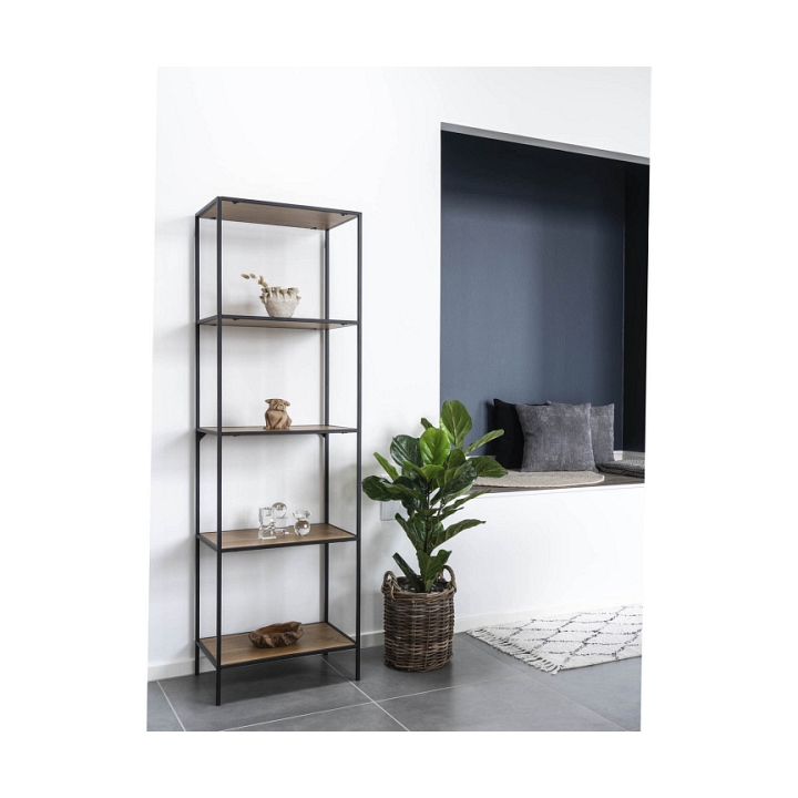 Regał Vita wąski 5 półek dąb naturalny - House Nordic