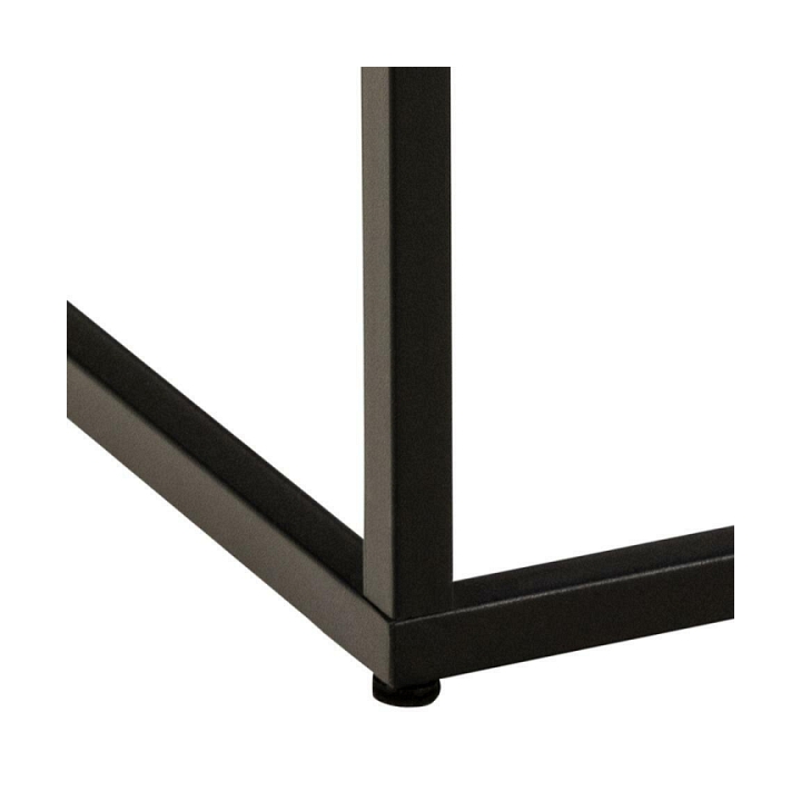 Stolik Barossa 40x40cm czarny marmur - ACTONA