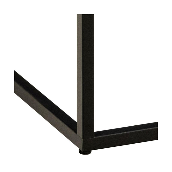 Stolik Barossa 60x60cm czarny marmur - ACTONA