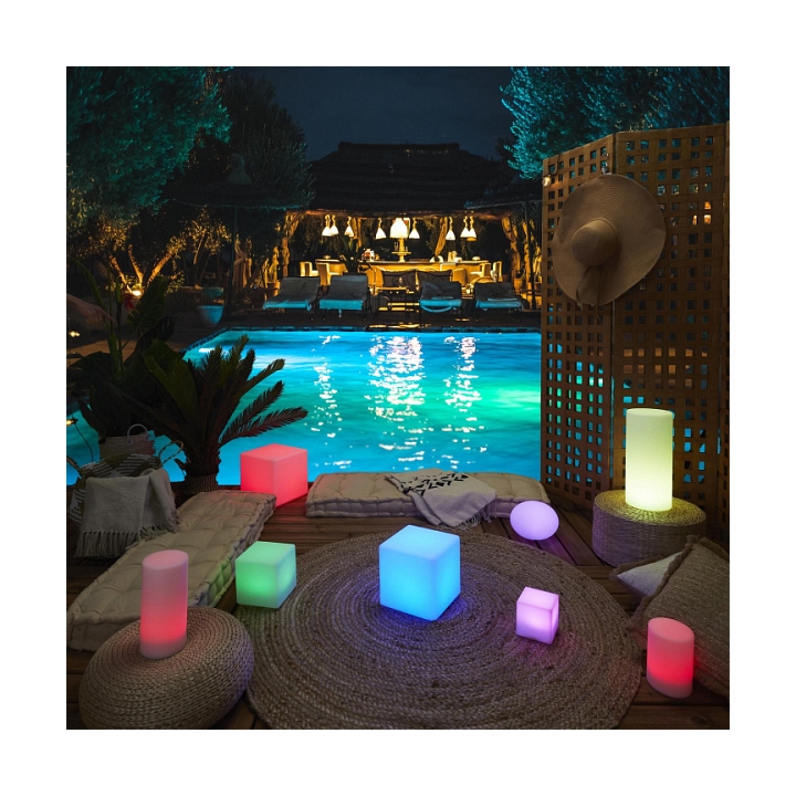 Lampa podłogowa Colorfull Cube 25cm - Intesi
