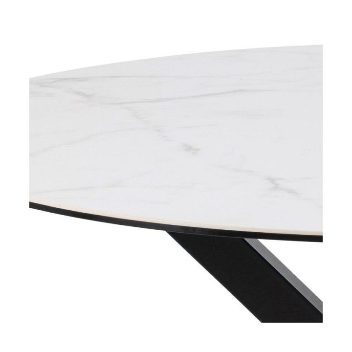 Stół Heaven 119cm white Akranes - ACTONA