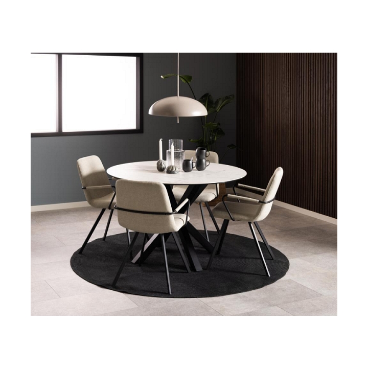 Stół Heaven 119cm white Akranes - ACTONA