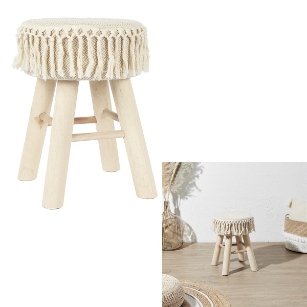 Taboret Pampa beżowy ( Rozmiar: uniwersalny )