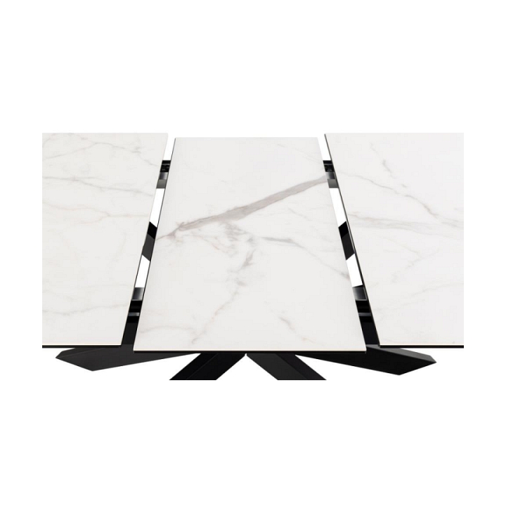 Stół Irwine 168/210x90cm white Akranes - ACTONA